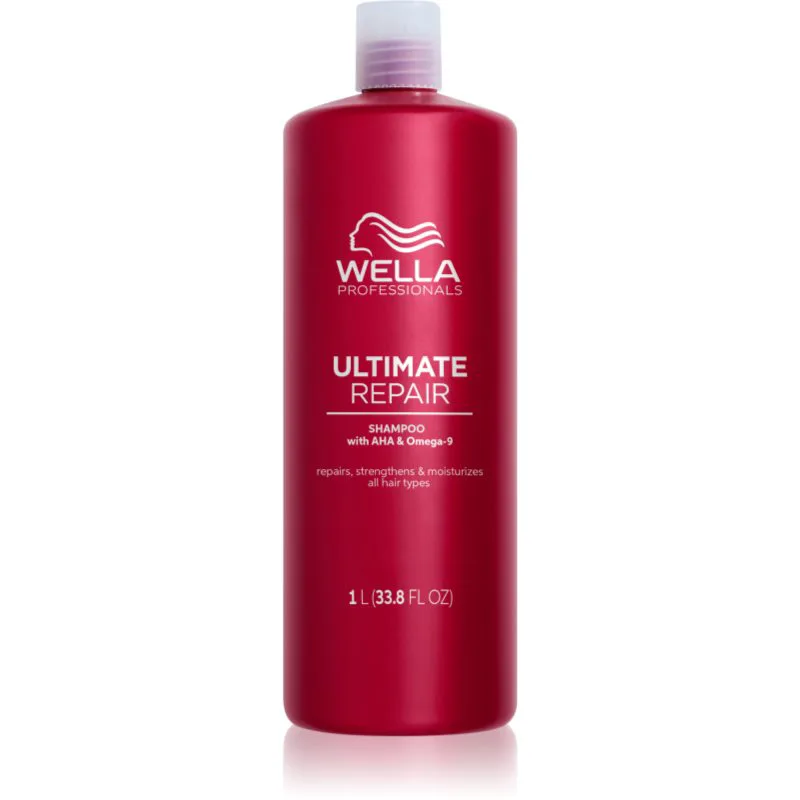 Wella Professionals Ultimate Repair Shampoo δυναμωτικό σαμπουάν για ταλειπωρημένα μαλλιά 1000 ml