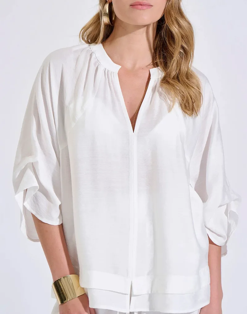 BILL COST ΜΠΛΟΥΖΑ 10-350540-0-ΛΕΥΚΟ White