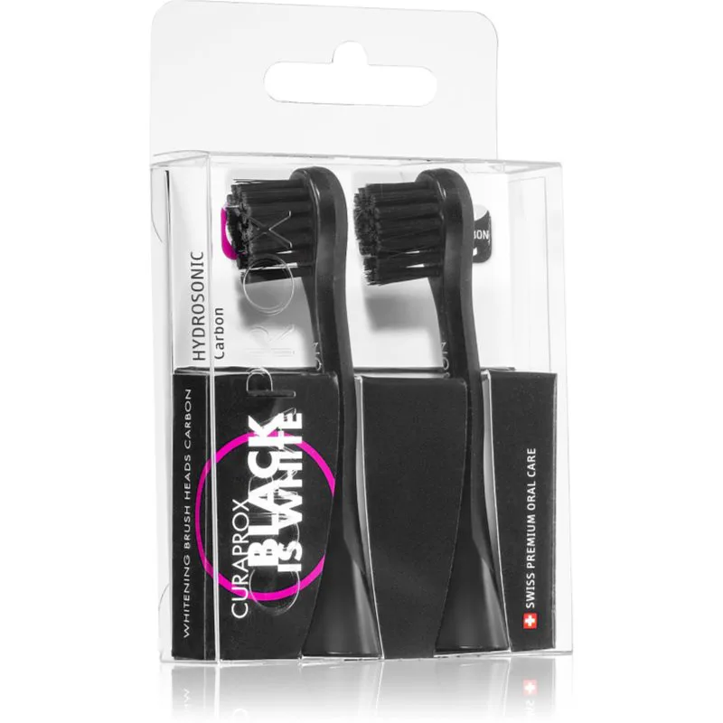 Curaprox Carbon ανταλλακτική κεφαλή για οδοντόβουρτσα 2 τμχ