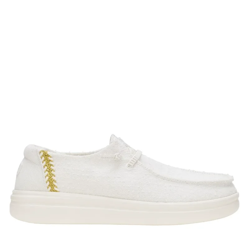 HEY DUDE Wendy Rise Slip on 36-41 - Λευκό