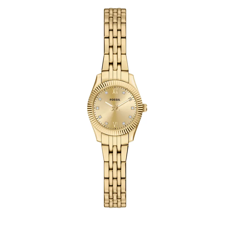 Ρολόι Fossil Scarlette ES5474 Χρυσό