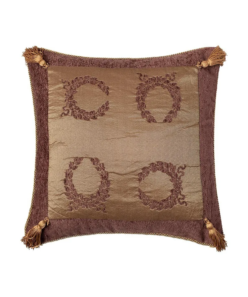 Μαξιλαροθήκη Διακόσμησης Silk Fashion 6416 Καφέ 45x45