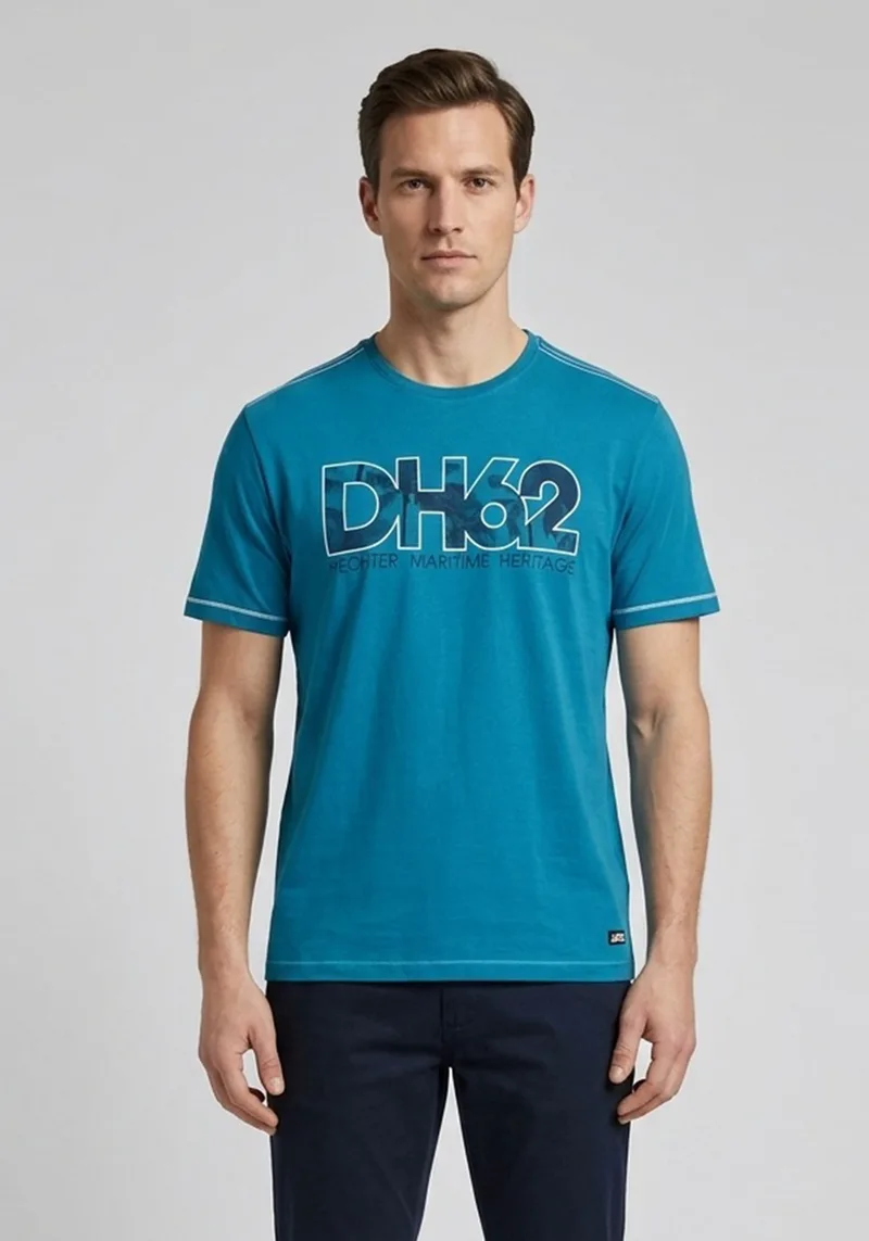 Daniel Hecher Μπλούζα Logo - 14141 725 67 Blue