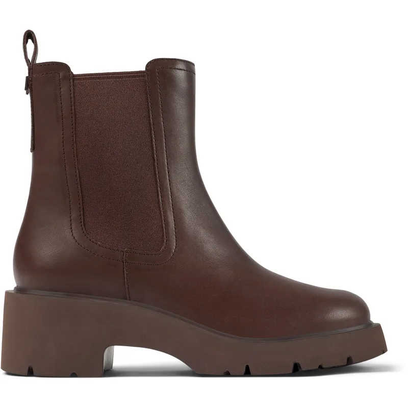 CAMPER Milah - Μπότες Για Γυναικεία - Μπορντό, Μέγεθος 42, Smooth leather