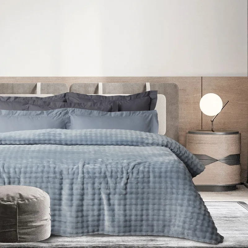 ΚΟΥΒΕΡΤΑ ΥΠΕΡΔΙΠΛΗ DAS HOME BUBBLE FLEECE 1371 (220X240CM)