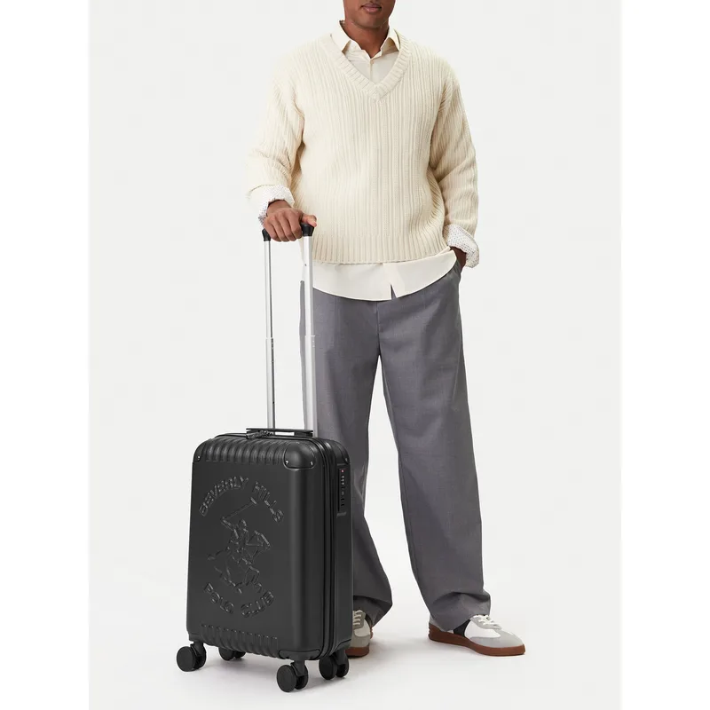 Βαλίτσα Καμπίνας Beverly Hills Polo Club CEO-BHPC-S-001-08-BLACK Μαύρο