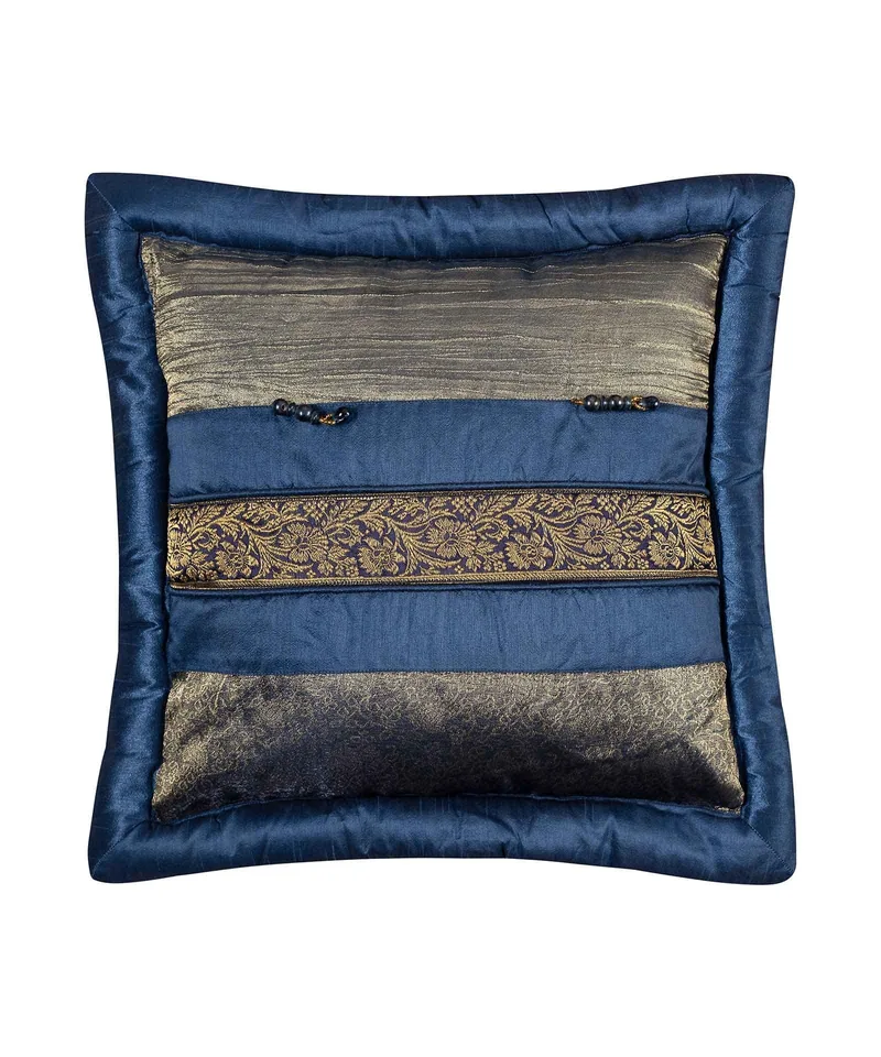 Μαξιλαροθήκη Διακόσμησης Silk Fashion Δάκρυ Μπλε 45x45
