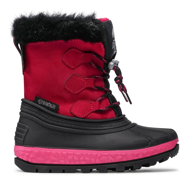Μπότες Χιονιού Boatilus Youth Joggy Sint Leather Boot NJ16 VAR.21ZU Ροζ