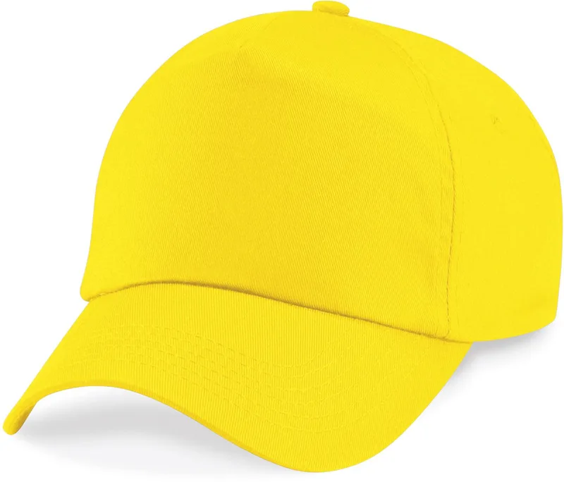 Παιδικό Καπέλο B10b Beechfield Πεντάφυλλο Junior Yellow