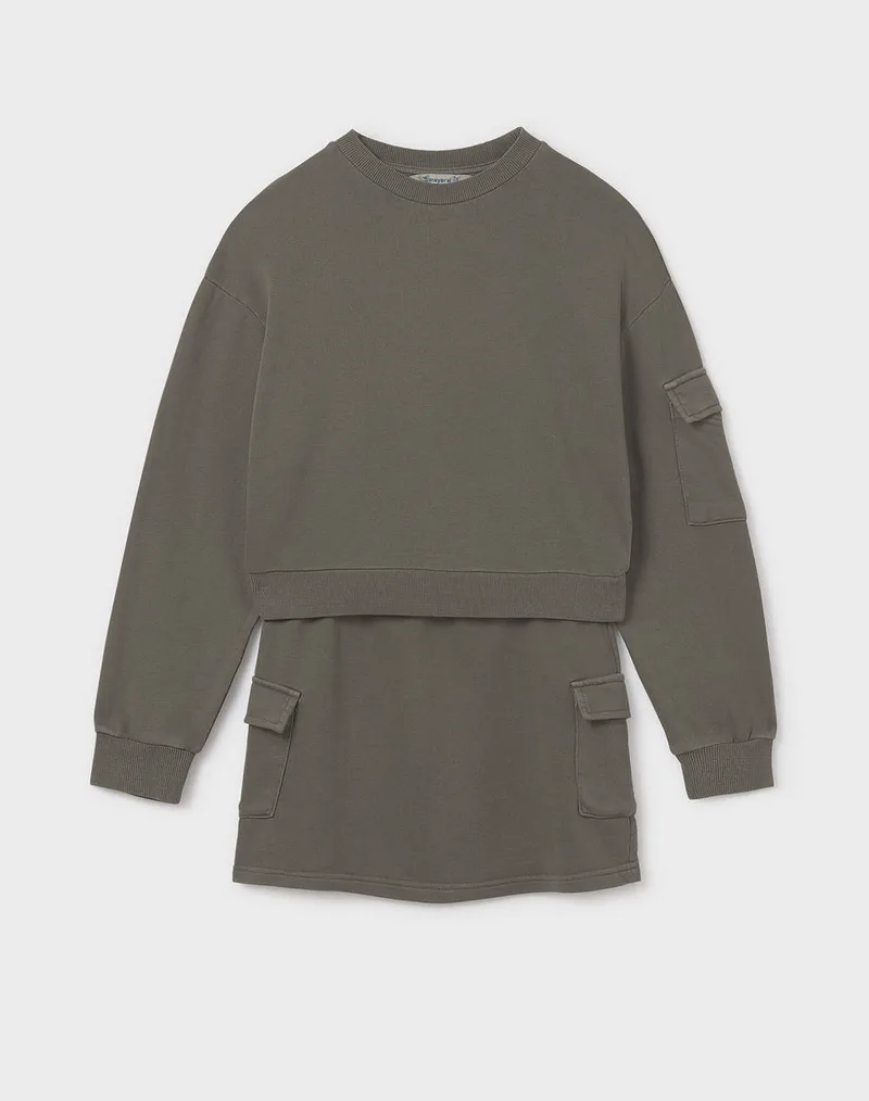 MAYORAL ΣΕΤ ΦΟΥΣΤΑ CARGO 07917-053 ArmyGreen