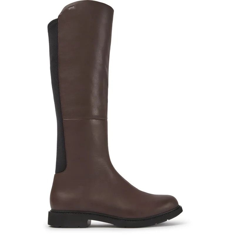 CAMPER Neuman - Μπότες Για Γυναικεία - Καφέ, Μέγεθος 42, Smooth leather/Cotton fabric