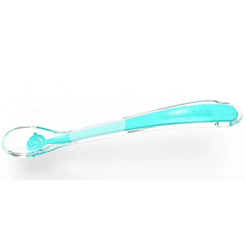 Κουτάλι μαλακό σιλικόνης BabyOno "Baby's smile" - Τυρκουάζ BN1460/01