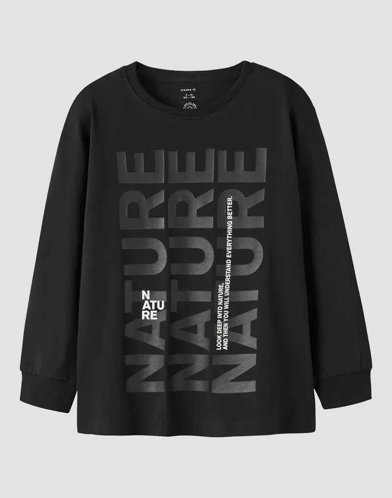 NAME IT NKMORSON LS NREG TOP BOX 13247789-BLACK Black