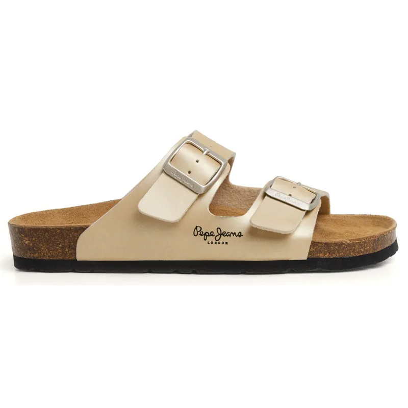 Pepe Jeans χρυσό ανατομικό σανδάλι PLS90621