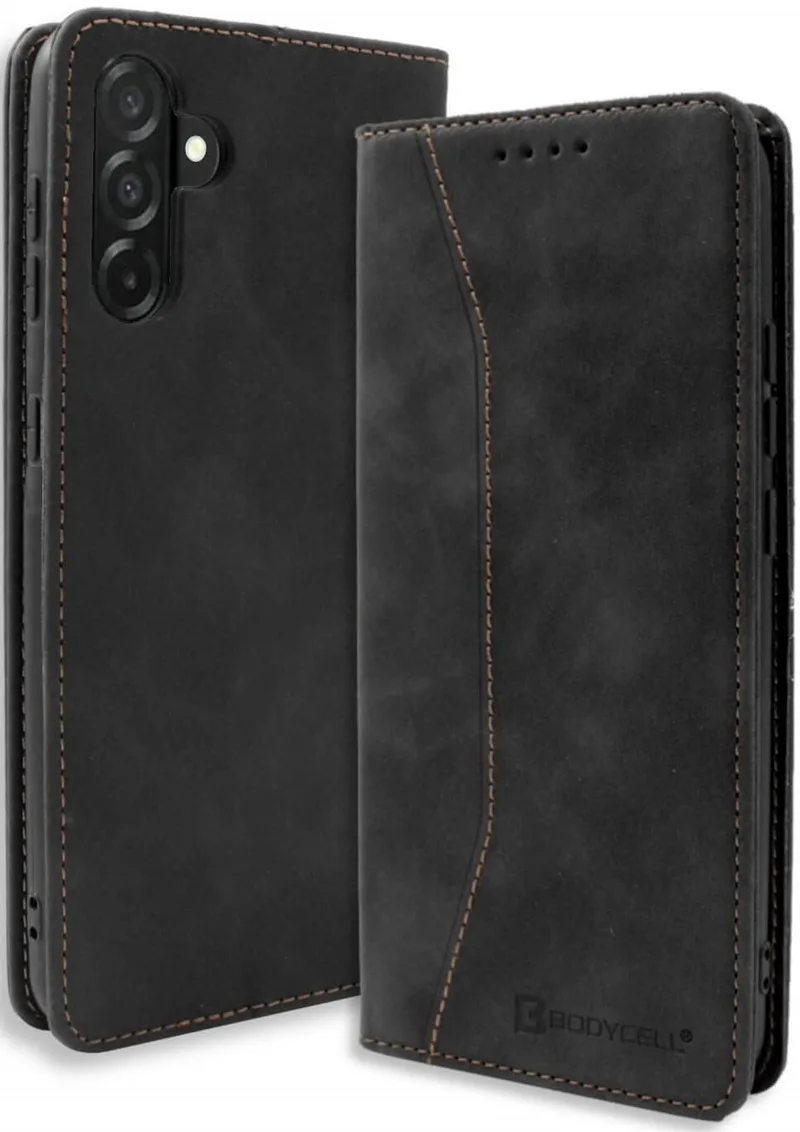 Θήκη Samsung Galaxy A56 Bodycell Book Case Πορτοφόλι - Black (5206015080494)