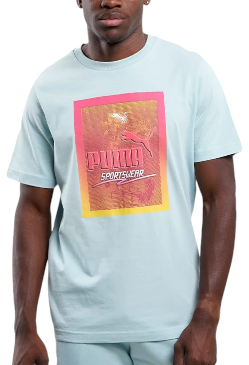 Μπλούζα Κοντομάνικη Puma Graphics Photoprint 680180-22 Ανδρικό