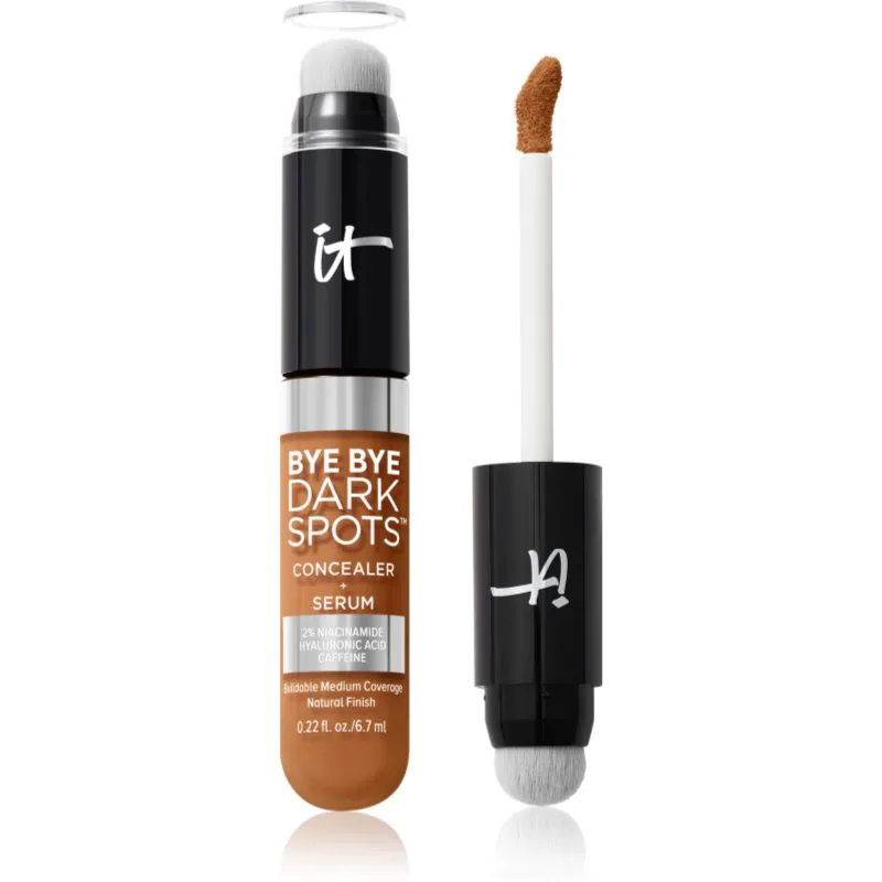 IT Cosmetics Bye Bye Dark Spots κρεμμώδης καλυπτικός διορθωτής για γυναίκες 44 Tan Warm 7 ml