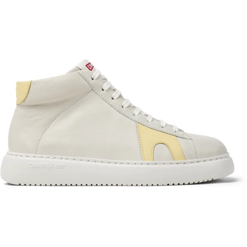 CAMPER Runner K21 - Μποτάκια Για Γυναικεία - Λευκό, Μέγεθος , Smooth leather