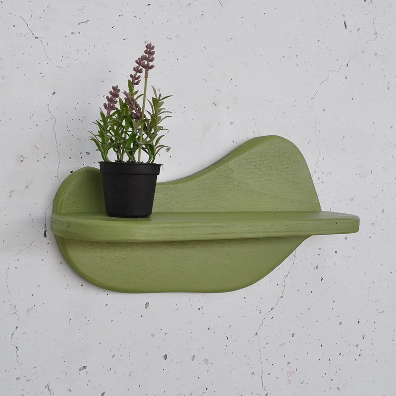 Ξύλινο Διακοσμητικό Ράφι Meh224 792Evl2958 (35x18x11 cm)