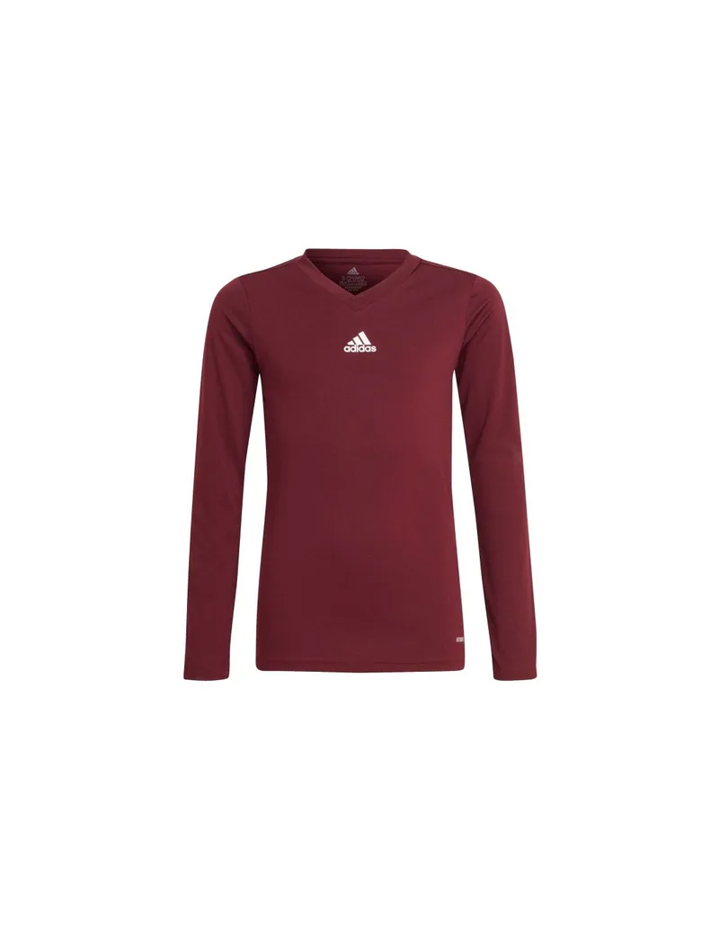 Adidas Παιδική Χειμερινή Μπλούζα Μακρυμάνικη Μπορντό Team Base GN7510