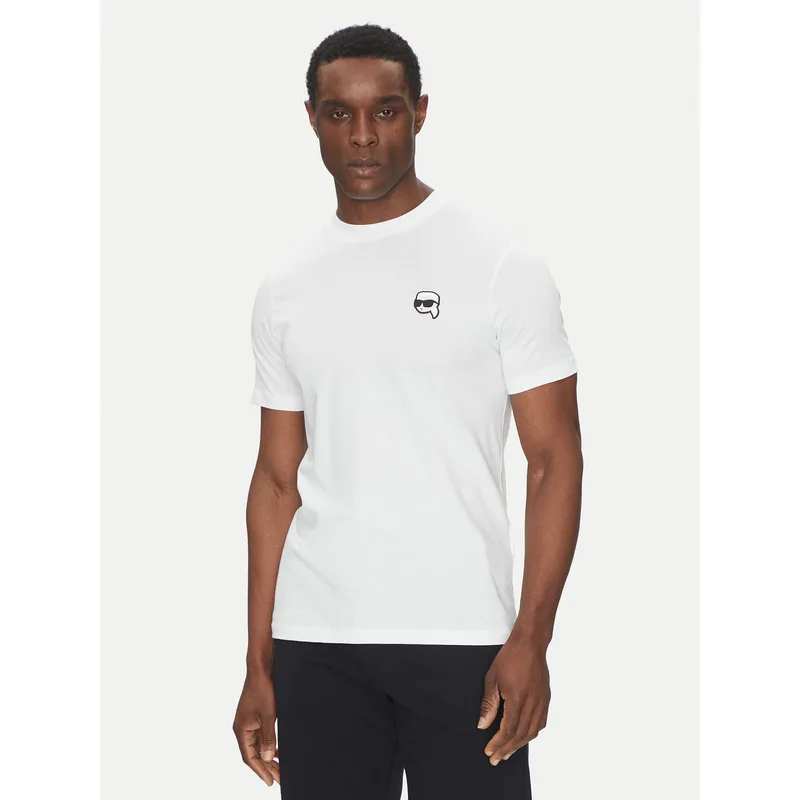 KARL LAGERFELD T-Shirt 755710 500224 Λευκό Regular Fit
