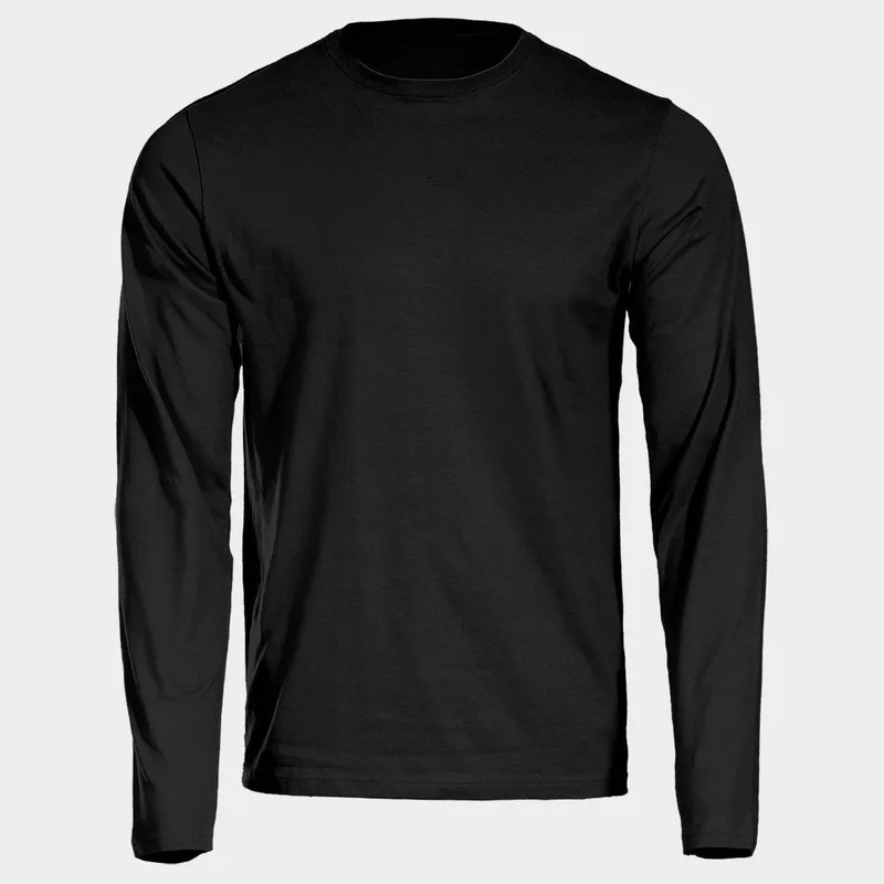Μπλουζάκι με μακριά μανίκια KAOS STENSO 02002314 Black