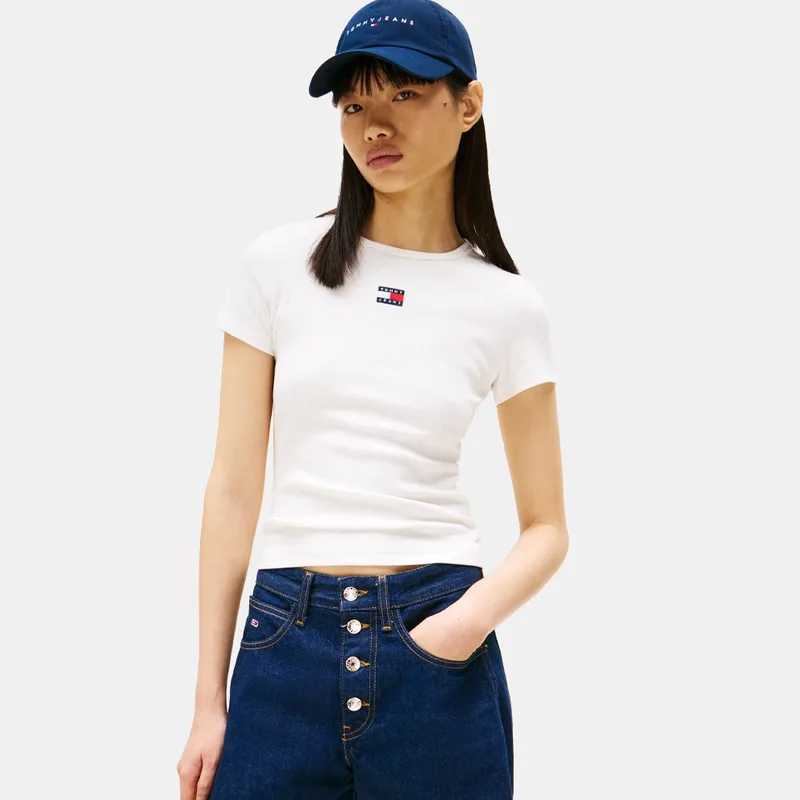 Tommy Jeans Badge Γυναικείο T-Shirt (9000226011_6212)