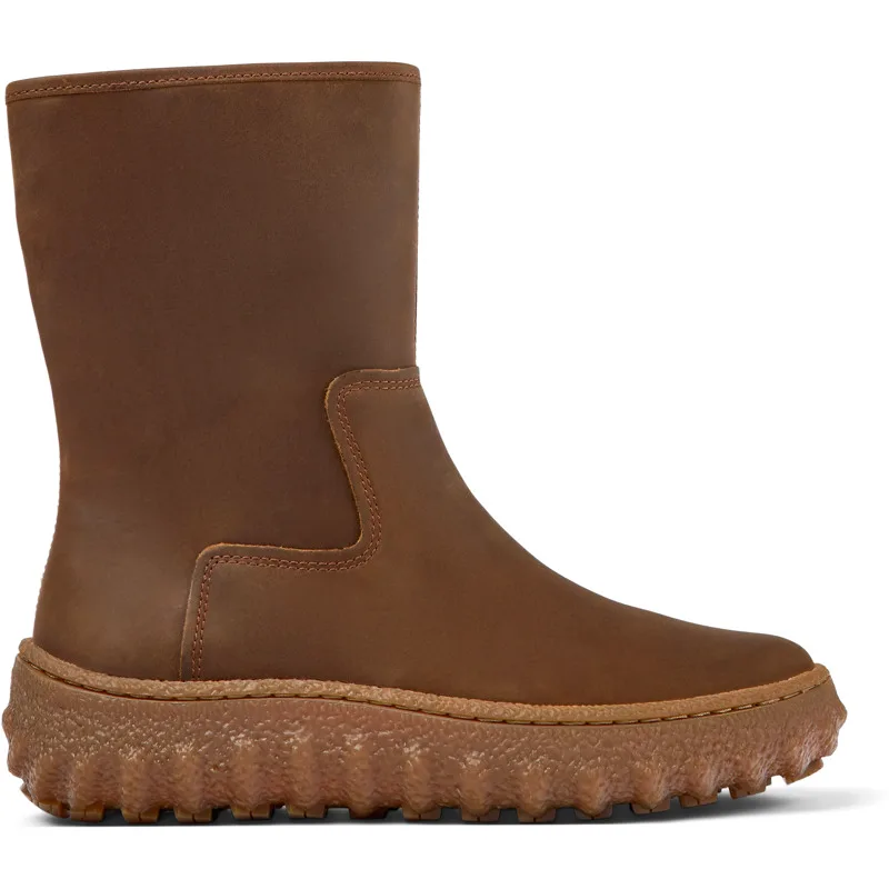 CAMPER Ground - Μπότες Για Γυναικεία - Καφέ, Μέγεθος 36, Suede