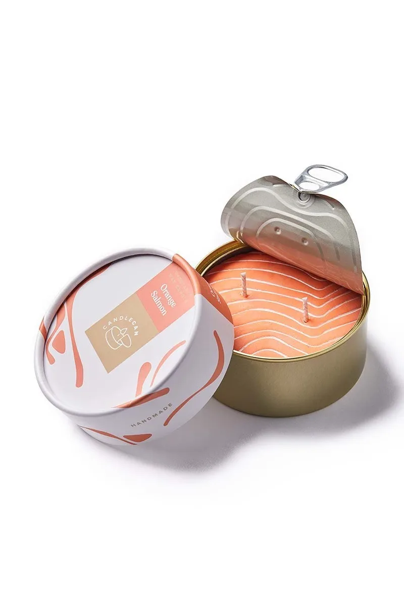 Αρωματικό κερί CandleCan Πορτοκαλί Salmon