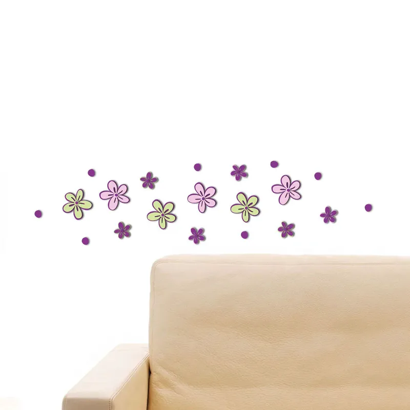 Αφρώδη Αυτοκόλλητα Τοίχου Ango Little Flowers 59503