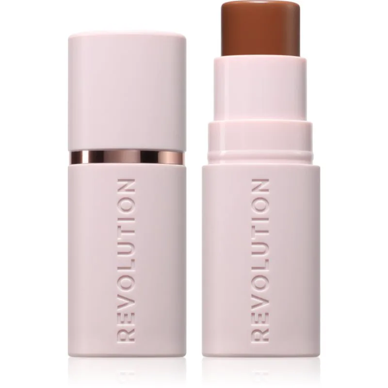 Revolution Skin Silk Bronzer Stick κρεμώδες μπρονζερ σε στικ απόχρωση Tan Caramel 4.5 γρ