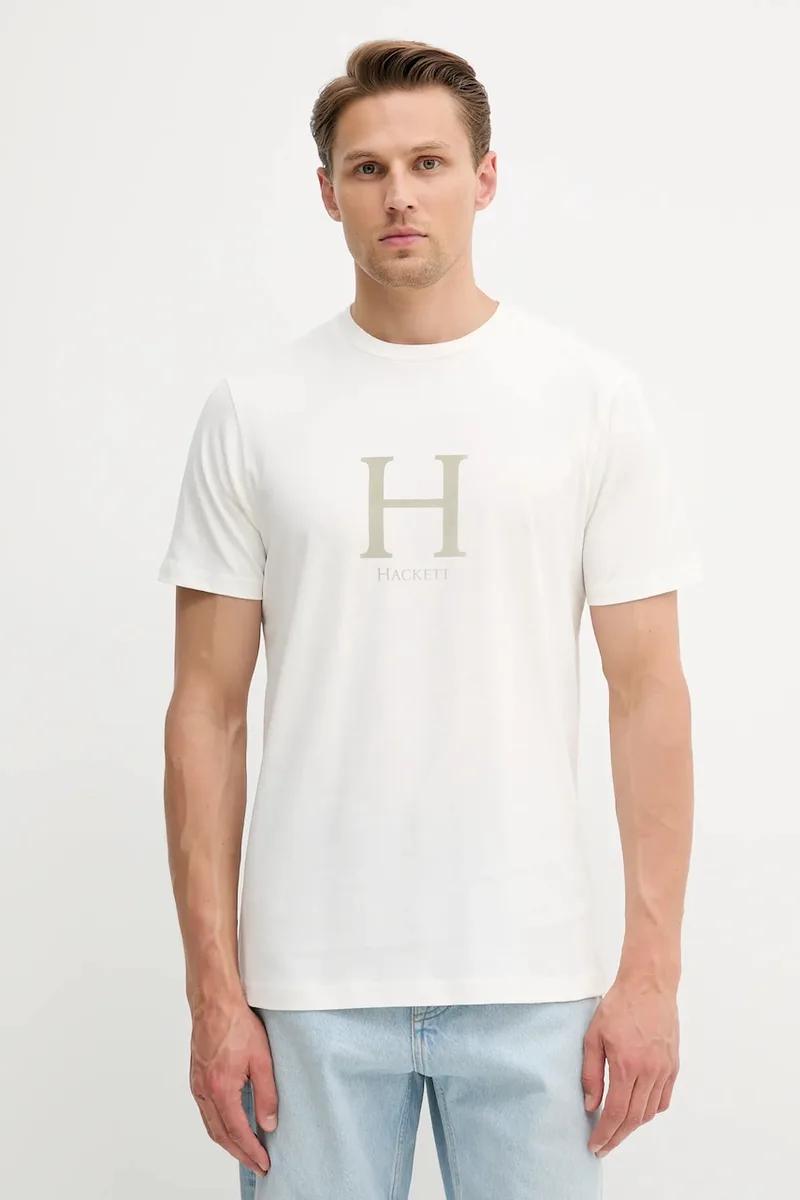 Βαμβακερό μπλουζάκι Hackett London