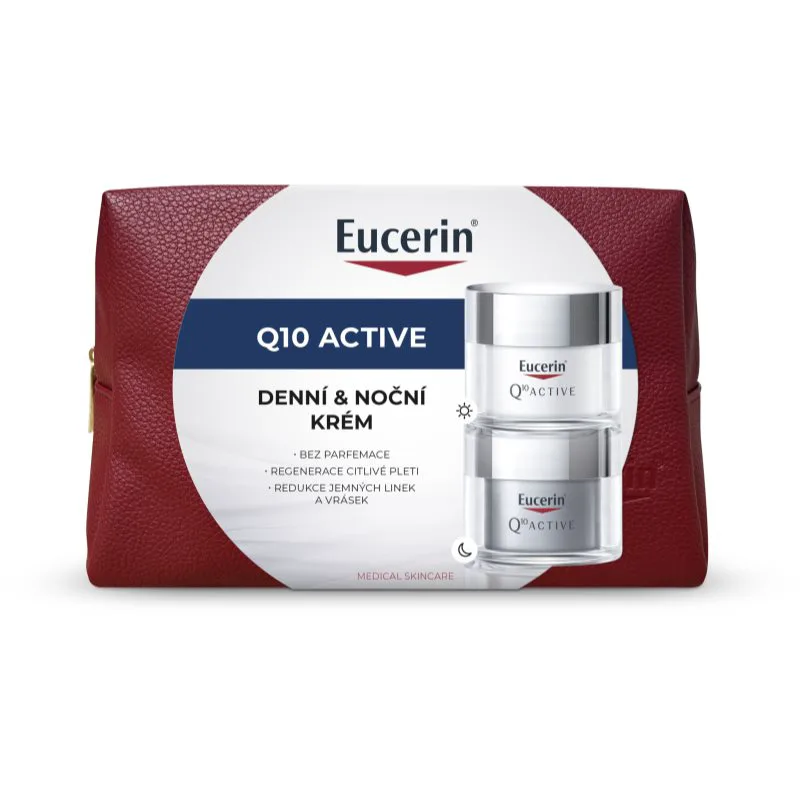 Eucerin Q10 Active σετ δώρου για λαμπρότητα και λείανση επιδερμίδας