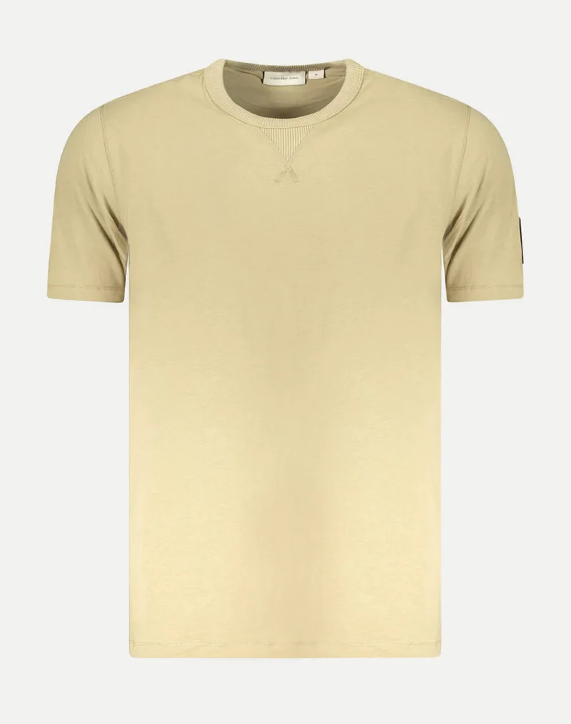 CALVIN KLEIN JEANS BADGE TEE J30J323484-HI0 Mustard