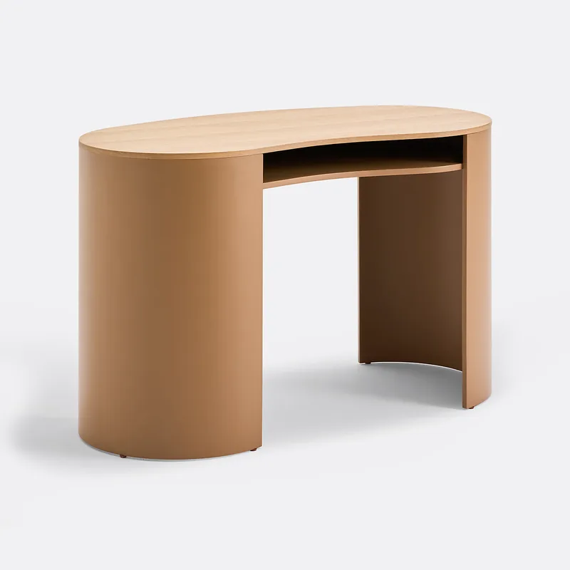Γραφείο από επενδεδυμένη δρυ Μ60xΠ120xΥ75cm