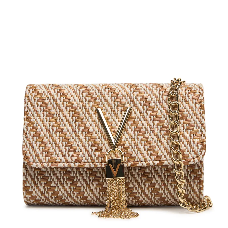 Τσάντα Valentino Divina Summer VBS9XI03S Καφέ