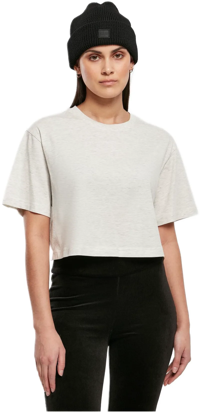Ladies Short Oversized Tee Urban Classics TB1555-00143 lightgrey