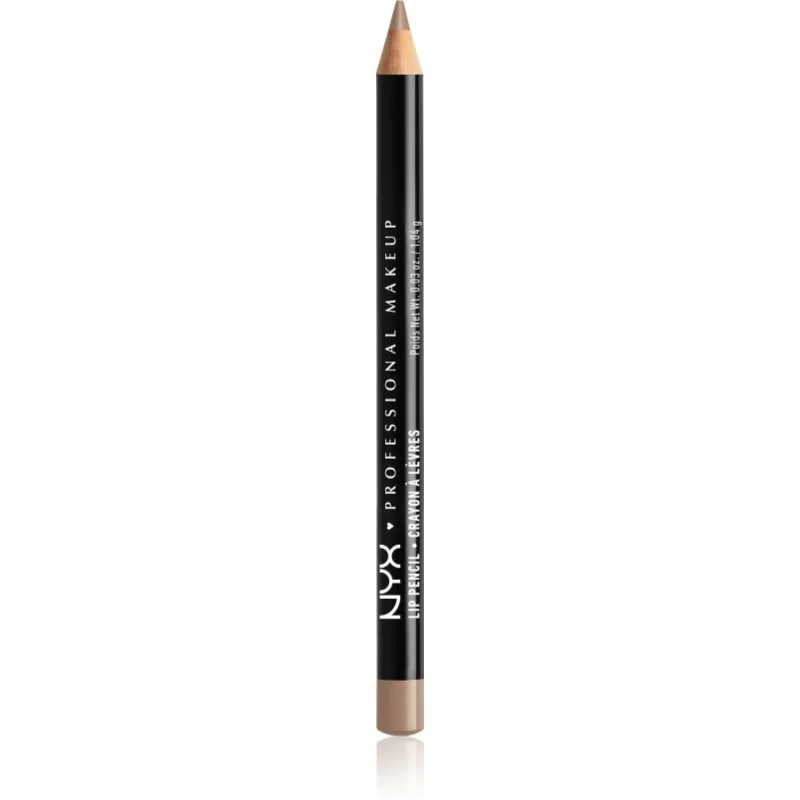NYX Professional Makeup Slim Lip Pencil Μολύβι για τα χείλη απόχρωση 02 Brown 1 γρ