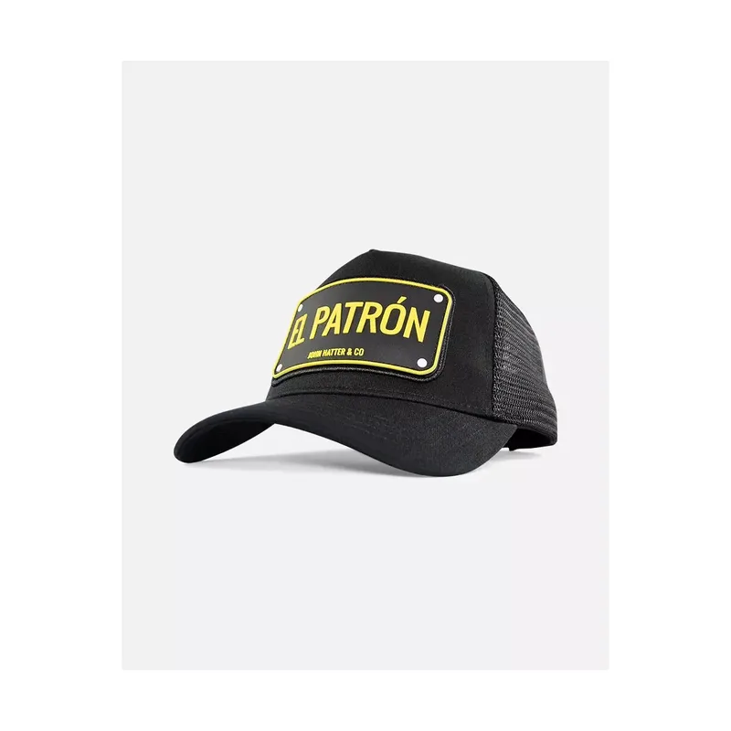 Σκούφος John Hatter & Co EL PATRON BLACK RUBBER R-1001-U00