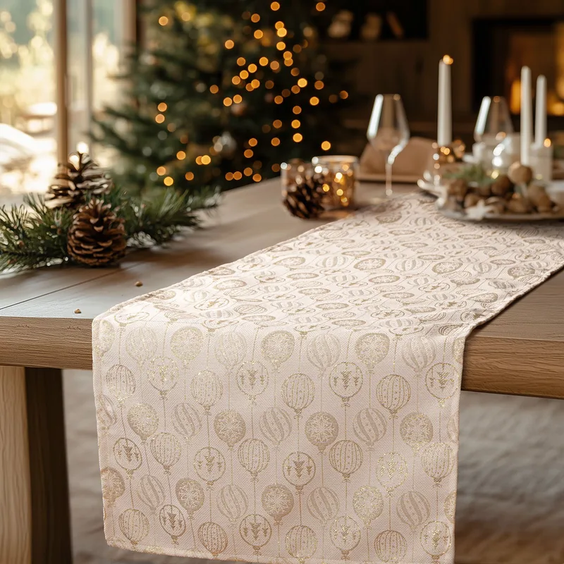 Beauty Home ΡΑΝΝΕΡ ΖΑΚΑΡ ΧΡΙΣΤΟΥΓΕΝΝΙΑΤΙΚΕΣ ΜΠΑΛΕΣ 40 cm x 2,5 m
