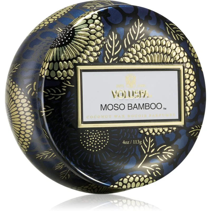 VOLUSPA Japonica Moso Bamboo αρωματικό κερί σε μεταλλικό βάζο 113 γρ