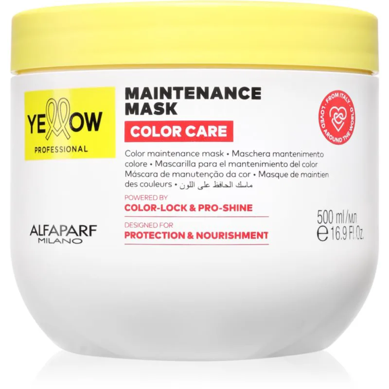 Yellow Professional Color Care Maintenance Mask μάσκα για βαμμένα μαλλιά 500 ml