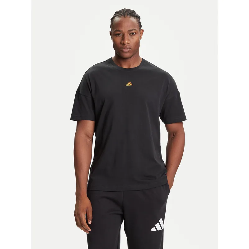 adidas T-Shirt Fortnite Graphic JV7964 Μαύρο Loose Fit