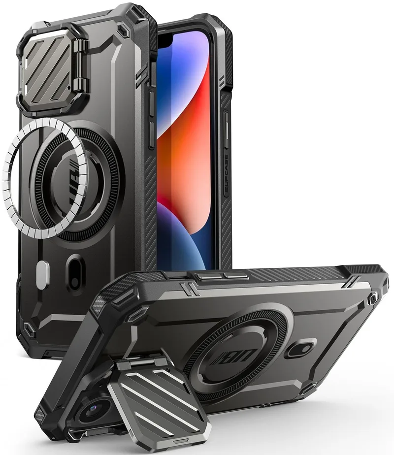 Θήκη iPhone 17e / 16e Supcase Unicorn Beetle XT Mag Ανθεκτική MagSafe με Μεταλλικό Κάλυμμα για την Κάμερα - Black (843439157057)
