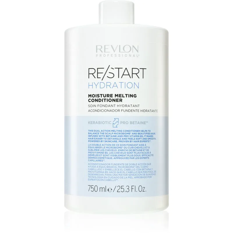 Revlon Professional Re/Start Hydration ενυδατικό μαλακτικό για ξηρά και κανονικά μαλλιά 750 ml