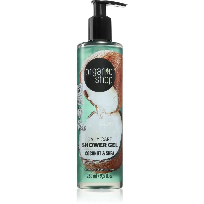 Organic Shop Coconut & Shea ενυδατικό τζελ ντους 280 ml