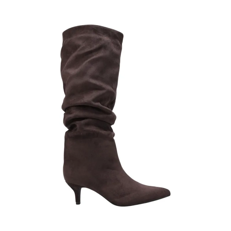 Μπότες με τακούνι La Modeuse 77651_P184133