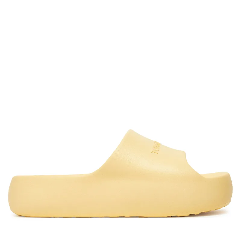 Παντόφλες Tommy Jeans Tjw Chunky Pool Slide Ess EN0EN02879 Κίτρινο
