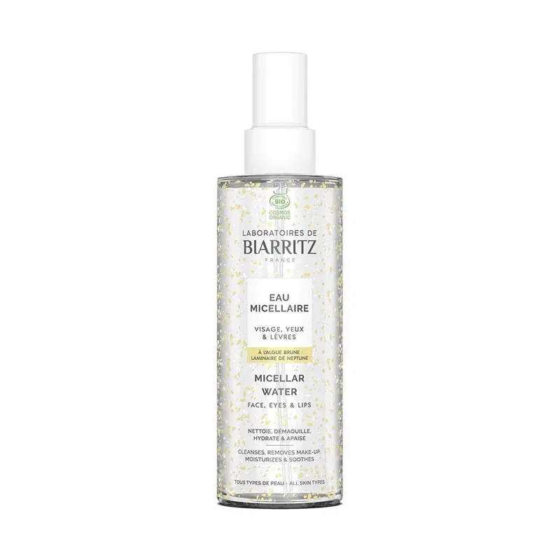 Laboratoires De Biarritz Organic Micellar Water Cleansers for Face, Eyes & Lips 200ml