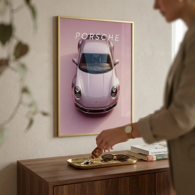 Πόστερ PORSCHE PINK